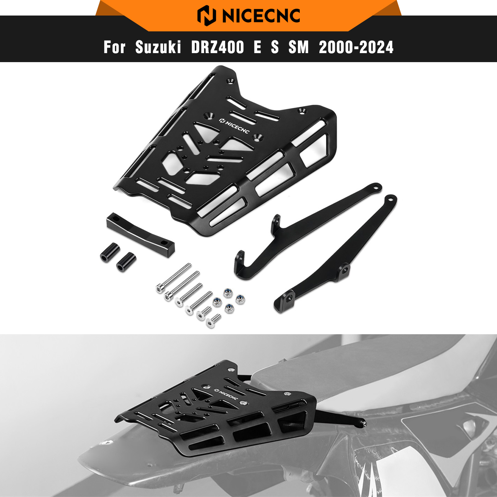 Luggage Cover Protector - Porte-bagages arrière pour moto, pour Suzuki